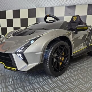 LAMBORGHINI AUTENTICA 12V PARA NIÑOS, GRIS, RC, 1-5 AÑOS INDA549-c4k319